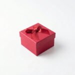 Small Ivory Gift Box with Satin Bow - Image 12