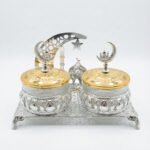 Ramadan Crescent & Star Decorative Dates Serving Set