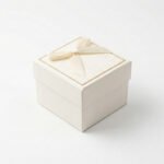 Luxury Embossed Floral Jewelry Gift Box with Satin Ribbon - Image 5