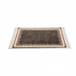 Southwestern Geometric Border Brown Area Rug