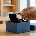 Small Ivory Gift Box with Satin Bow - Image 4