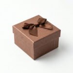 Small Ivory Gift Box with Satin Bow - Image 3