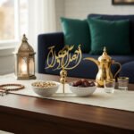 Ahlan Wa Sahlan Arabic Calligraphy Double Serving Bowl Set - Image 2