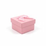 Small Ivory Gift Box with Satin Bow - Image 10