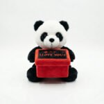 Soft Things Panda Holding Love Box 25  cm