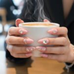 Luxury 3D Embellished Press-On Nails with Pearls & Stars - Image 2