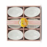 Momaz 6-Piece White Porcelain Oval Sauce & Nut Bowl Set - Image 3