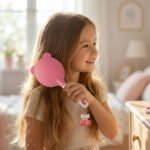 Cherry Bear Ear Detangling Brush - Image 3