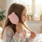 Bear Ear Detangling Paddle Hair Brush - Image 3