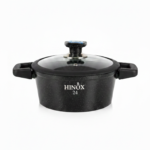 Hinox Black Granite Non-stick Cooking Pot - Image 5