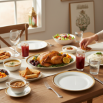 Deva Large Oval Porcelain Platter with Gold Rim '12 inch' - Image 2