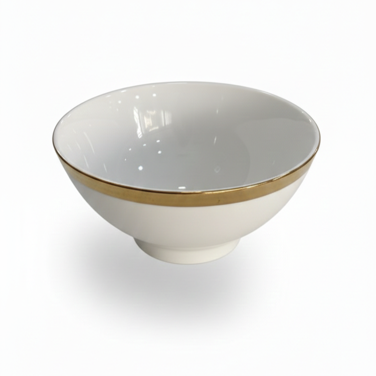 Gemini_Generated_Image_5quxy05quxy05qux (1) Deva Royal Porcelain Gold Rim Bowl 5 inch' - Image 1