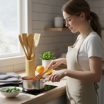 Servette Home  Bamboo Kitchen Utensil Set with Holder - Image 3