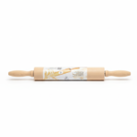 Traditional Wooden Rolling Pin with Handles 42*4.50cm