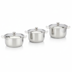 Halogen Compatible Stainless Steel Pot