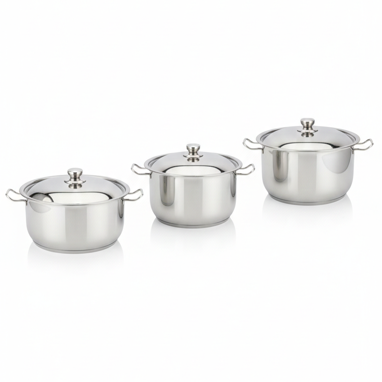 Gemini_Generated_Image_7q9jw57q9jw57q9j Halogen Compatible Stainless Steel Pot - Image 1