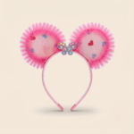 Disney Minnie Mouse Tulle Ears Headband with Jeweled Butterfly