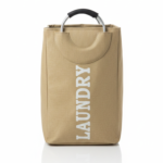 Collapsible Fabric Laundry Hamper with Aluminum Handles - Image 3