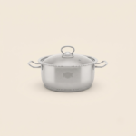 Premium Halogen Compatible Stainless Steel Casserole