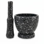 Avanti Black Speckled Granite Mortar and Pestle