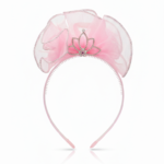 Kids Flower Girl Tiara Crown Tulle Headband