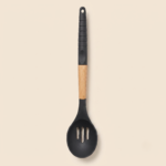 Deva Galon Silicone Slotted Turner with Wooden Handle