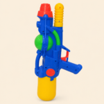 Pressurized Plastic Toy Water Gun Blaster (Yellow & Blue) 38 cm - Image 3