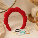 Sponge Spa Headband and Hair Accessories Set - Image 4