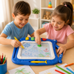 Kids Magnetic Drawing Board 40*34 cm - Image 5