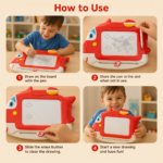 Magnetic Drawing Board for kids - Image 2