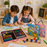 50-Piece Kids Art Set with Folding Case - Image 5