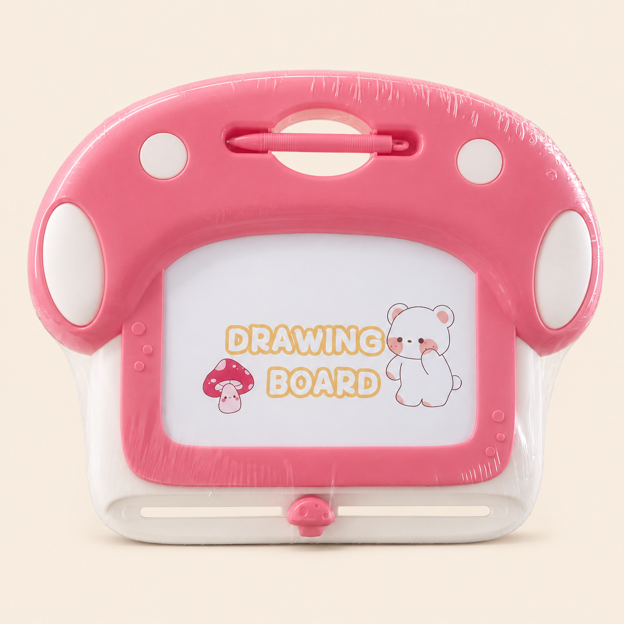 ChatGPT Image Jul 29, 2026, 12_57_07 PM Mushroom-Shaped Kids Magnetic Drawing Board with Sliding Eraser - Image 1