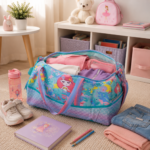 Kids Printed Duffle Travel Bag - Image 2