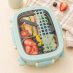 Little Crab 2-Compartment Stainless Steel Kids Lunch Box - Image 3