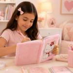 Plush Sequin Cover Kids Notebook Journal - Image 6