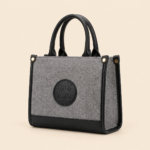 Fashion & Bags Denim Structured Tote Bag