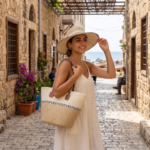 Straw Beach Bag and Hat Set - Image 2