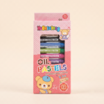 12 Colors Oil Pastels Set - Image 3