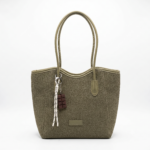 Structured Tote Bag with Charm Detail - Image 4