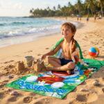Kids Character Cotton Beach Towels 1m * 50 cm - Image 3