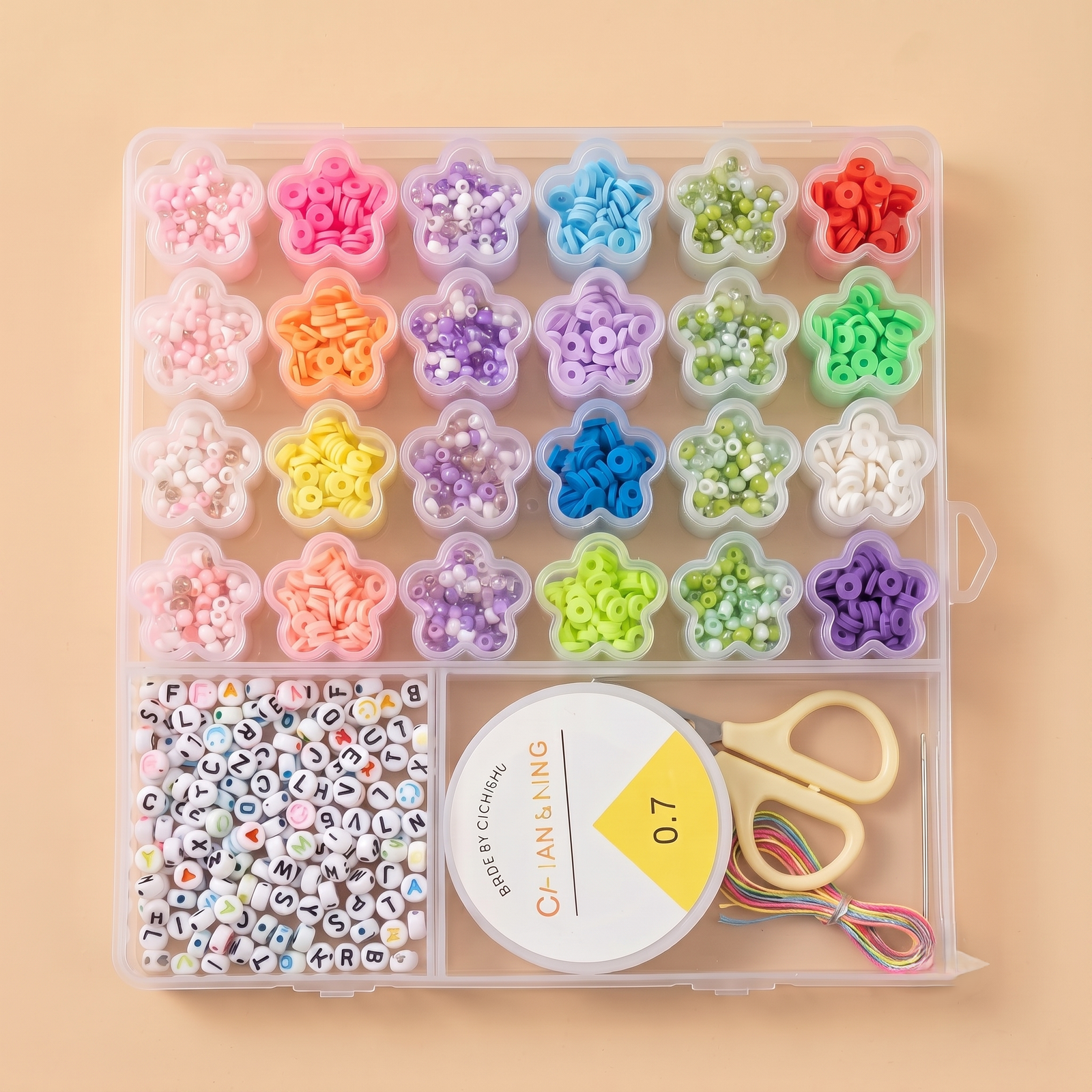Gemini_Generated_Image_cuf2nucuf2nucuf2ttttttttttttt Star-Themed Jewelry Bead Craft Kit - Image 1