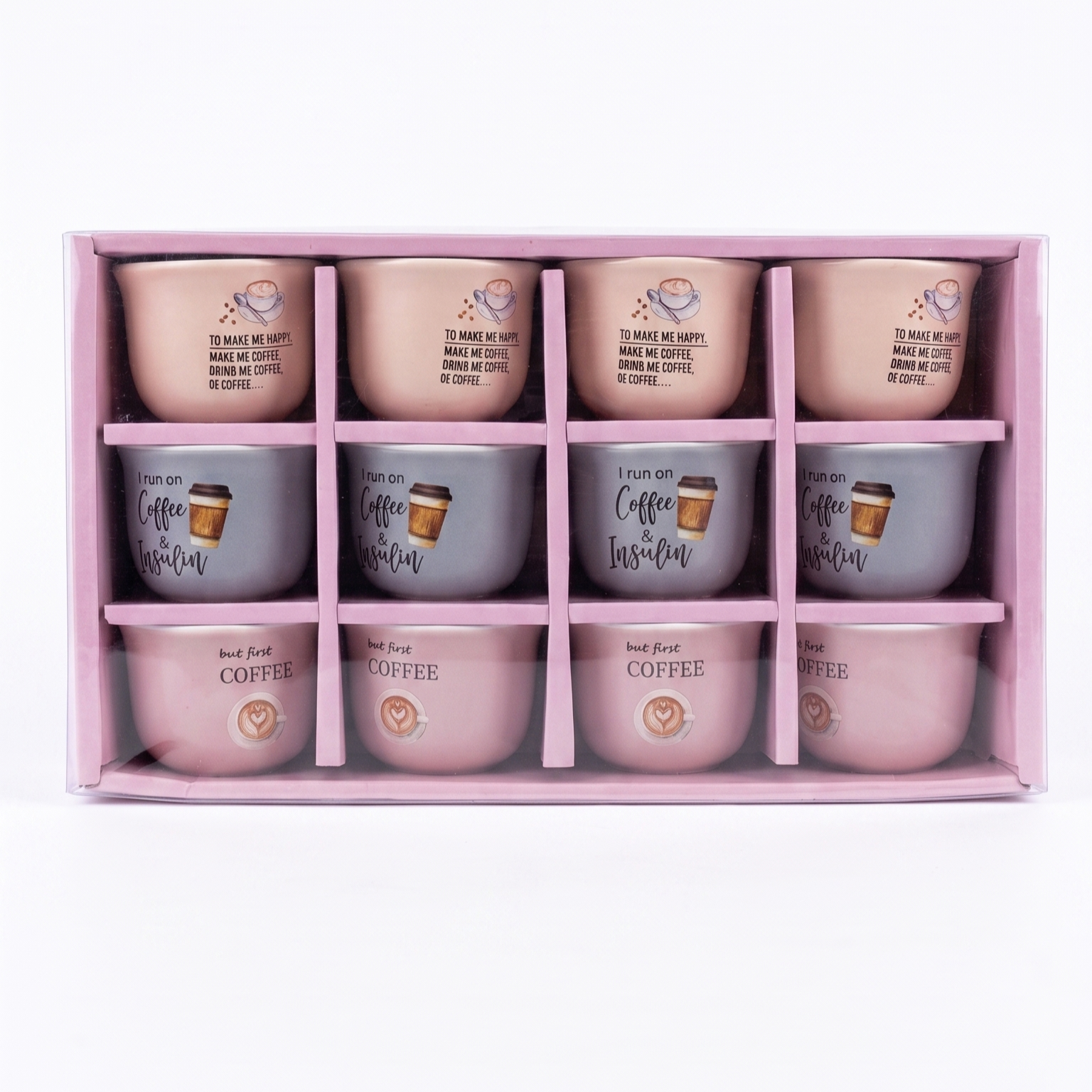Gemini_Generated_Image_gjy3h9gjy3h9gjy3 dd 12-Piece Ceramic Arabic Coffee Cup Set (Mixed Typography Designs) - Image 1