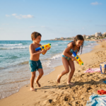 Green & Blue Water Gun Toy Blaster - Image 3