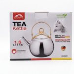 Momaz Stainless Steel Tea Kettle – Gold Handle (Berlin Series) - Image 2