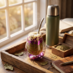 LEAF Double-wall Glass Cup (Mate Glass) 110 ML - Image 2