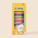 12 Colors Oil Pastels Set - Image 5