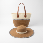 Straw Beach Bag and Hat Set - Image 3