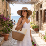 Straw Beach Bag and Hat Set - Image 4