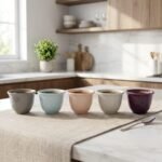 Momaz Palette Series Ceramic Arabic Coffee Cup Set (12-Pieces) - Image 2