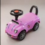 VW Volkswagen Beetle Kids Foot to Floor Push Along Ride-On Car (Pink)